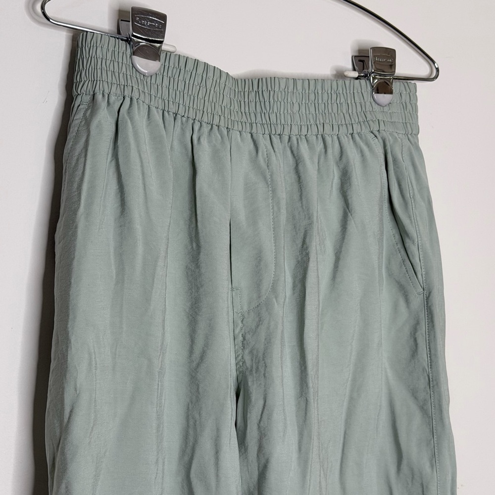 NWT Madewell The Carley Wide Leg Pant In Soft Drape Small Color Light Pale Green - Picture 4 of 8